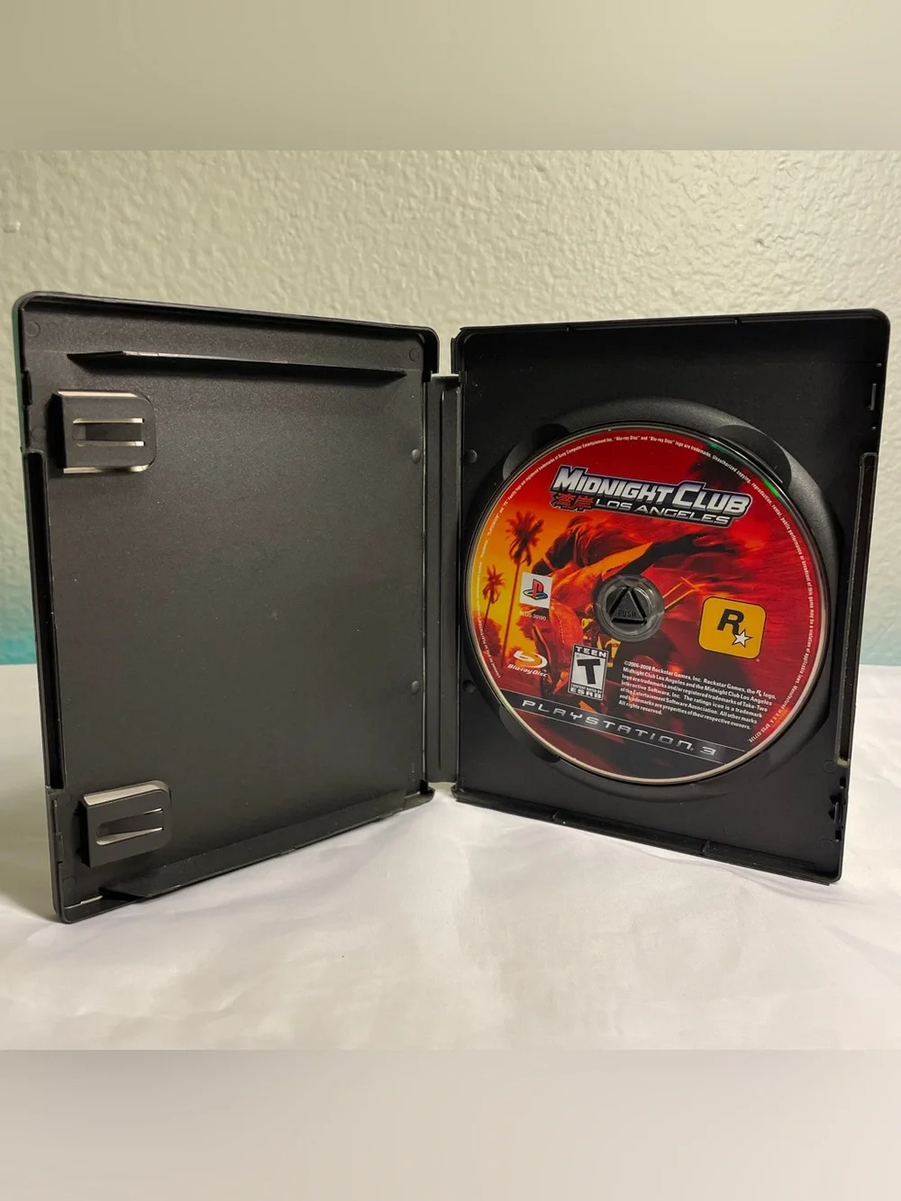 Midnight Club: Los Angeles (Sony PlayStation 3) PS3 Disc & Case Tested No Manual